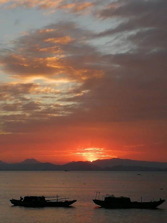 一组图 带你赏西堤公园从旭日朝霞到夕阳落日之美
