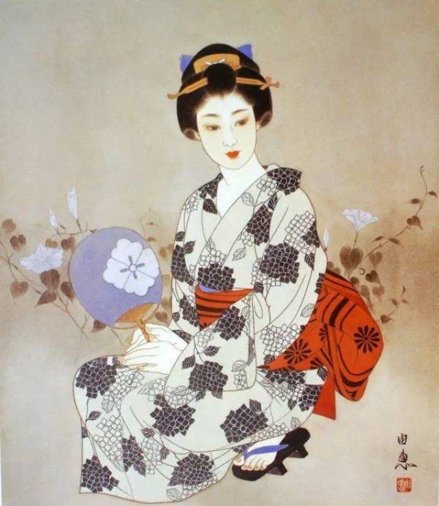 清丽典雅|日本工笔美人画