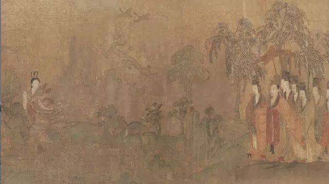 回溯中国山水画的发展,最早萌芽于魏晋南北朝时期,以顾恺之的《洛神