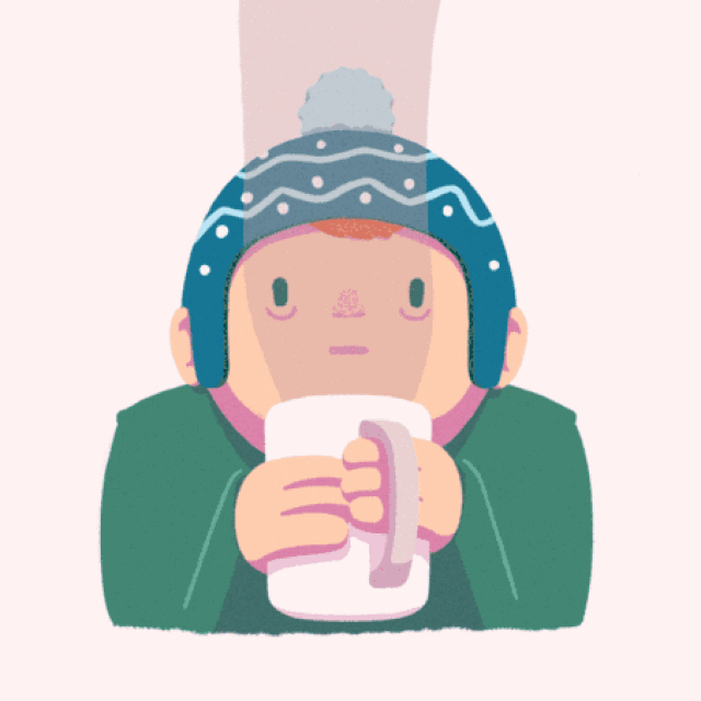 下雪天注意保暖哟