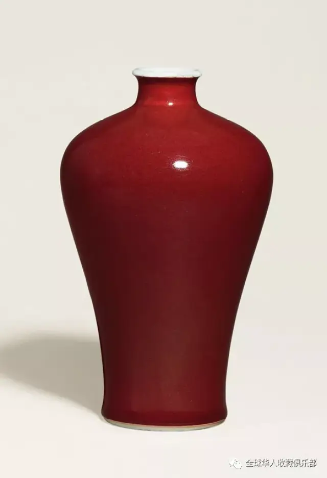 清雍正祭红釉梅瓶近期拍卖成交价格