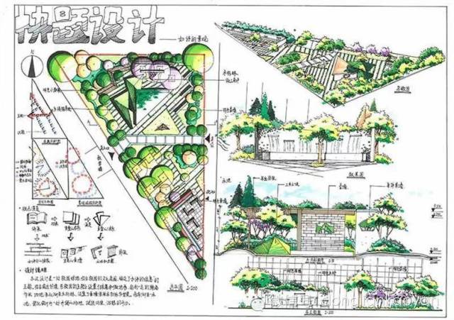 【专题】景观快题设计分析点评