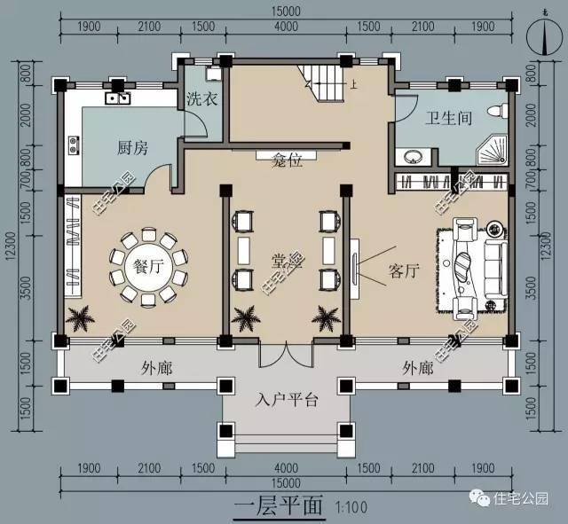 10套带堂屋自建房户型,1最实用8最美,农村别墅就要这样接地气!