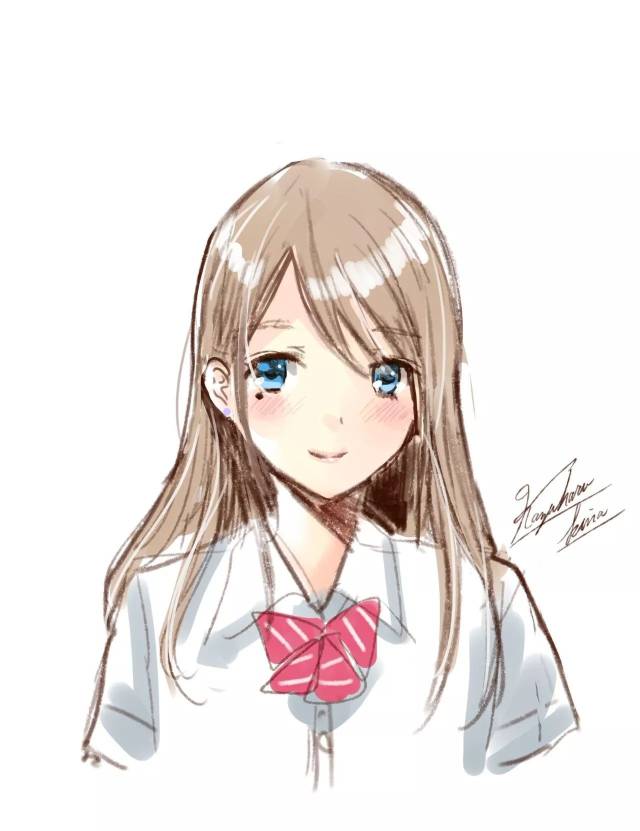日本大神30分钟画出美少女插画,这手速无敌了-动漫
