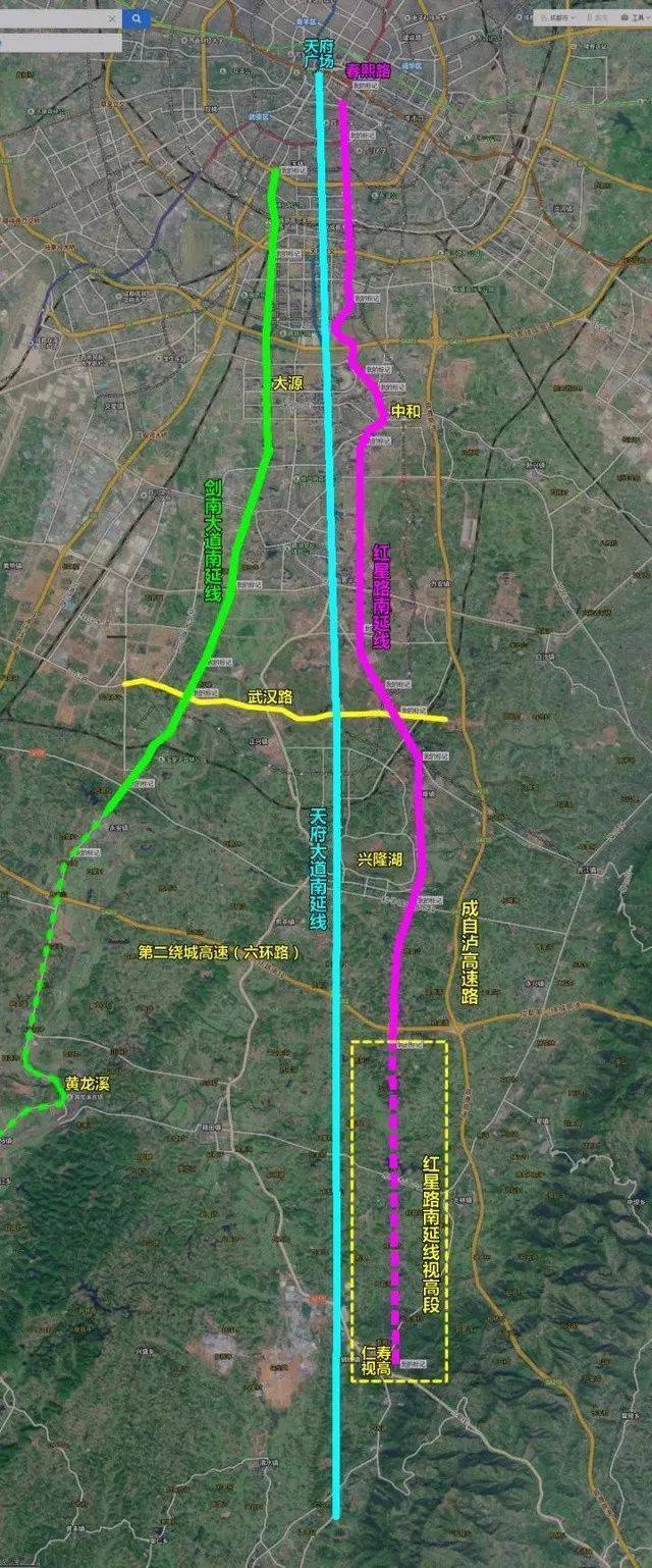 这意味着仁寿到成都除了天府大道南延线 又多了一条交通大道 资料