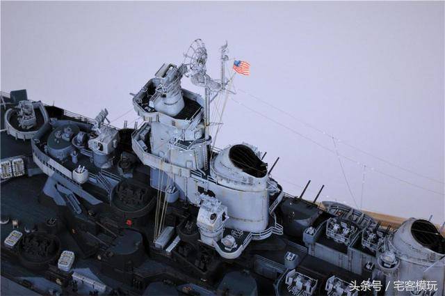 模玩秀:田宫模型 1/350密苏里1944