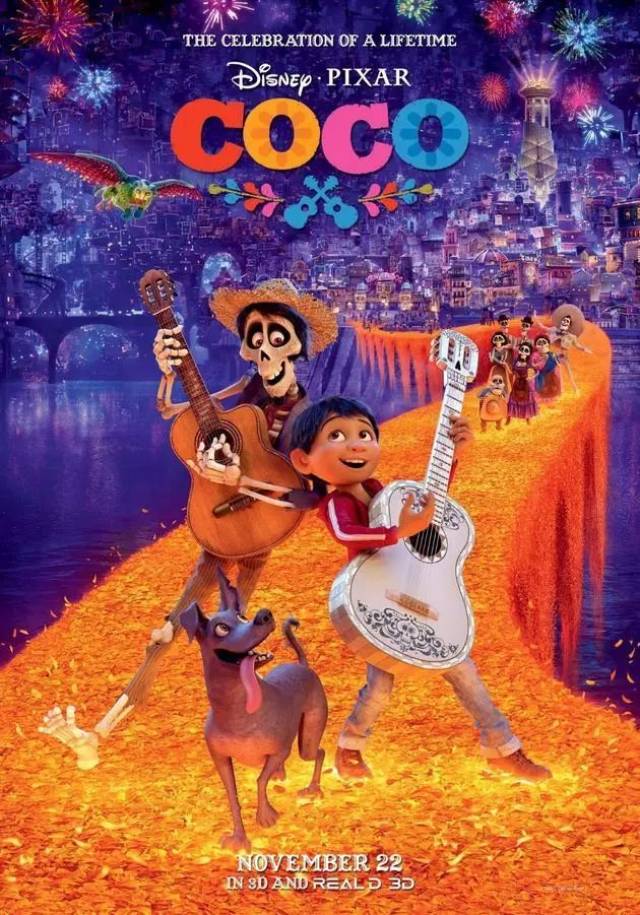 《寻梦环游记》(coco)宣传海报