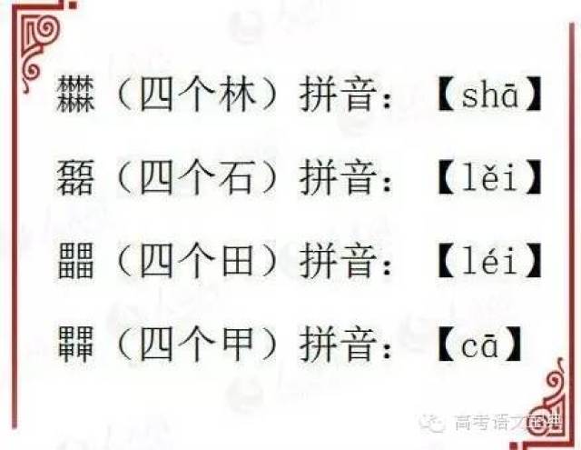 趣味语文|这些四叠字你认识几个?