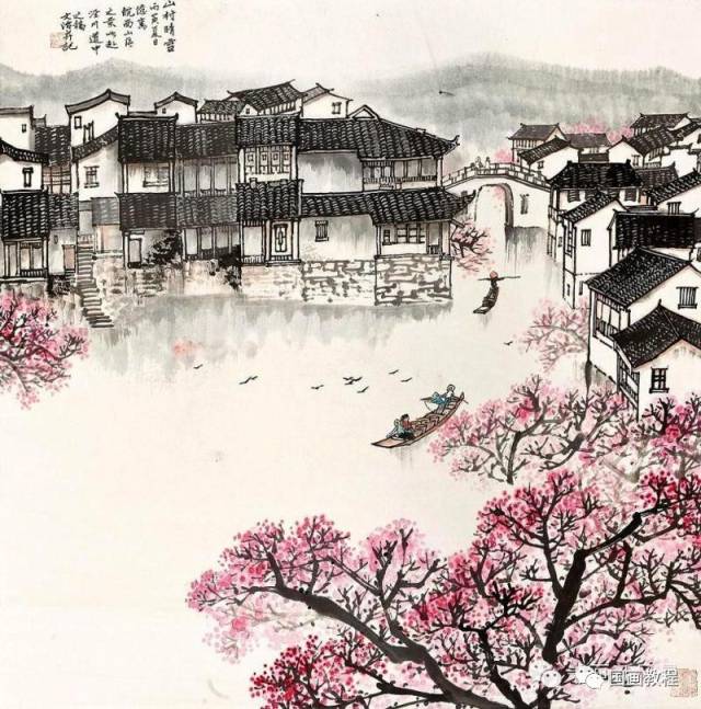 江南烟雨,迷醉我心!国画大师宋文治,60幅江南国画,美到心里