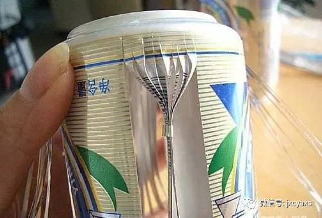手工制作:易拉罐制作精美小椅子