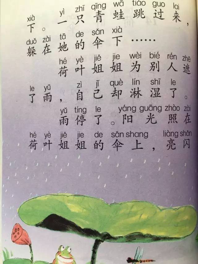 【宝听课文】小学语文一年级下册第十四课《荷叶伞》睡前诗《忆梅》