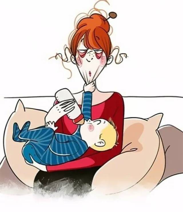 法国插画师笔下的妈妈日常,带娃如上战场,看完不知该笑还是该哭!