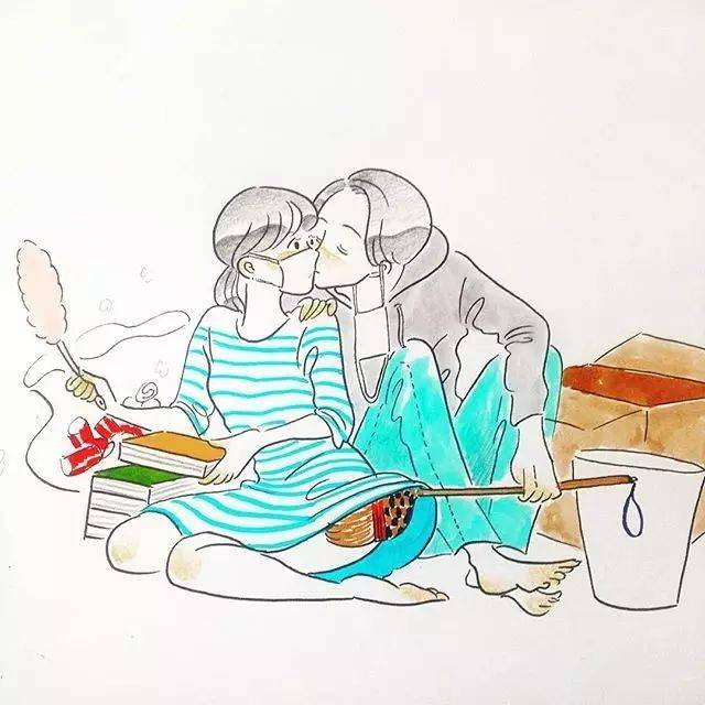 污得清新脱俗的小情画,简直太羞人了