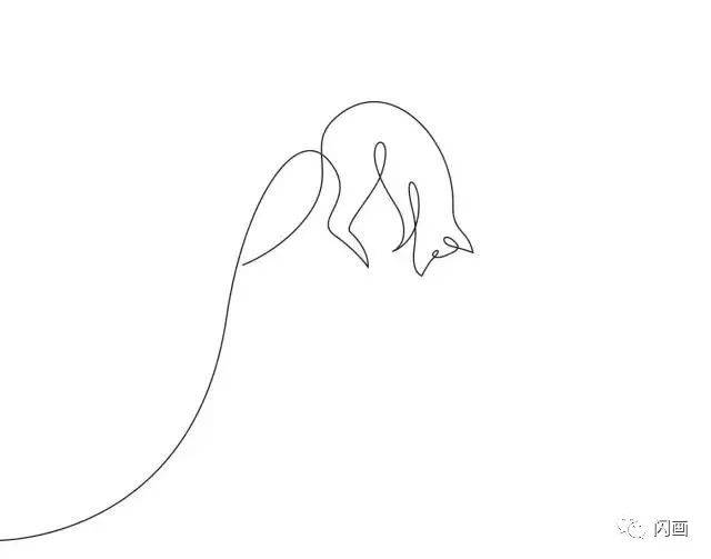 dft的部分创作 拿去做素材刚好 极简动物画 假装不经意画一笔 简单又