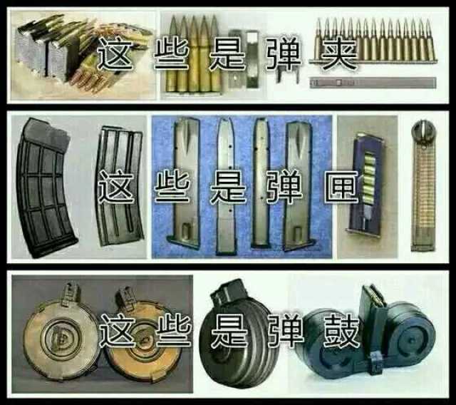 弹夹与弹匣,原来大部分人一直都叫错!