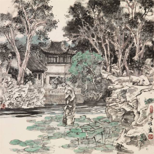 2017溢彩苏州中国画画苏州全国名家采风写生作品展