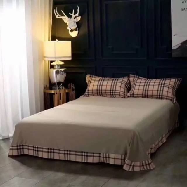 巴宝莉(burberry)床单四件套 大格子