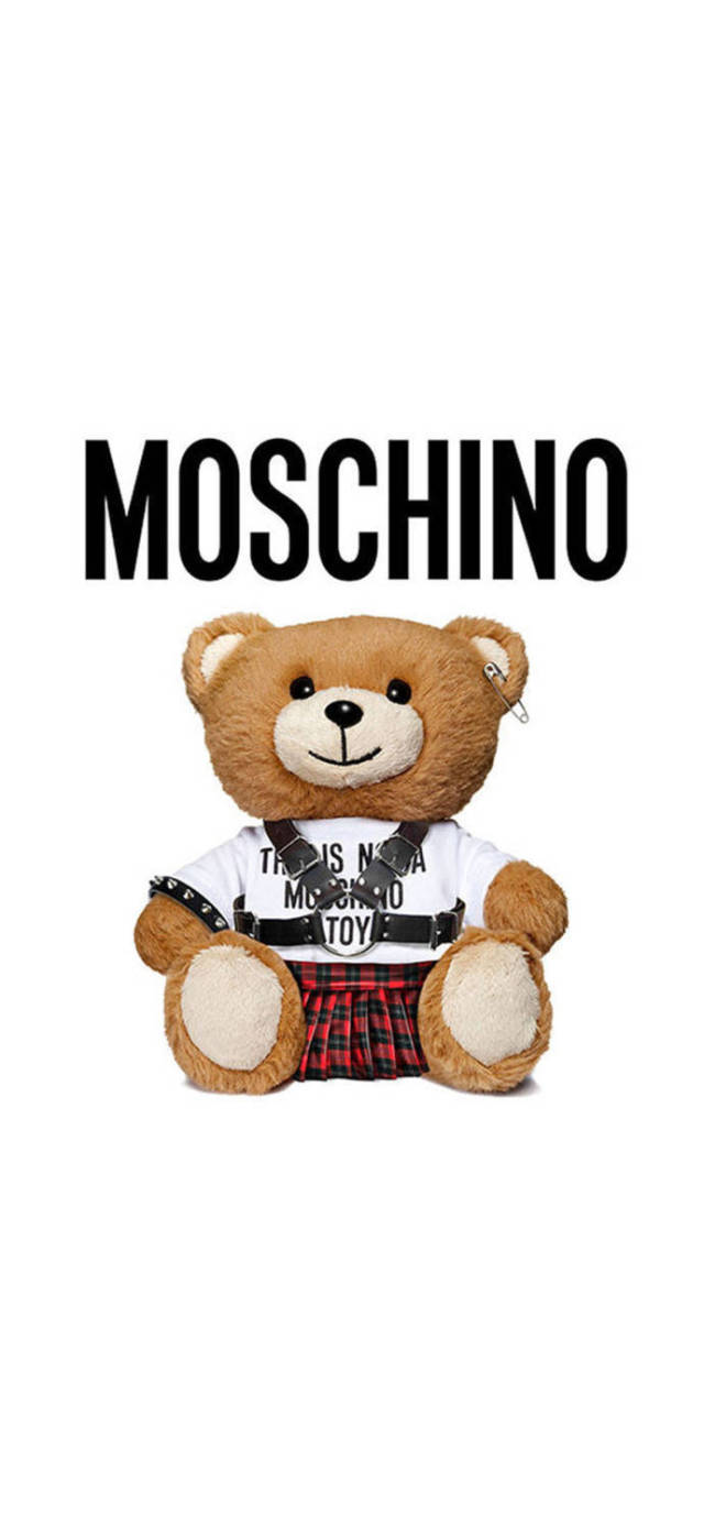 "moschino" 潮牌奢侈品iphonex手机壁纸