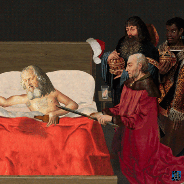 快来看波兰大神艺术家kajetan obarsk是怎么玩坏世界名画的?