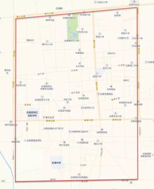 巨鹿县城:单双号限行,限行区域:黄巾大道,东安街,西平街,南华路围合