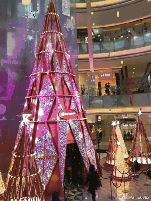 各种圣诞主题mall 感受浓浓圣诞气氛 by 深圳九方购物中心 by love
