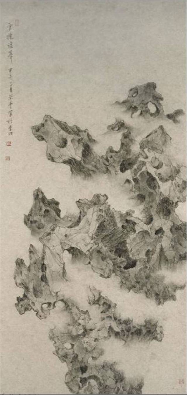 太湖石水墨画图片,历代名家画太湖石,太湖石绘画图片(第3页)_大山谷图库