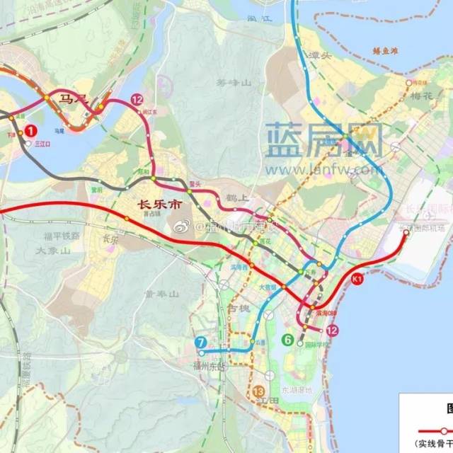 长乐地铁6号线未来拟向西延伸!看看拟延伸到哪吧.