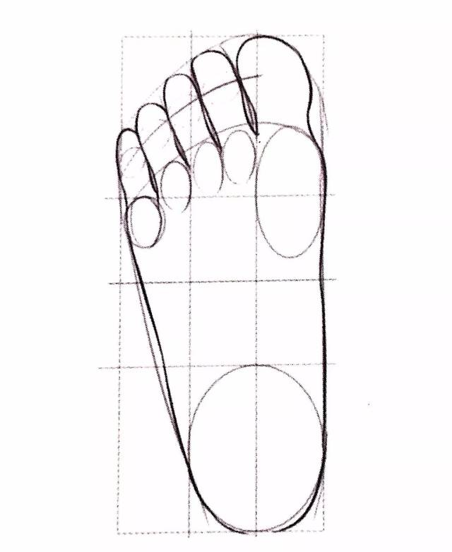 板绘技巧学习脚部的基本及绘画方法