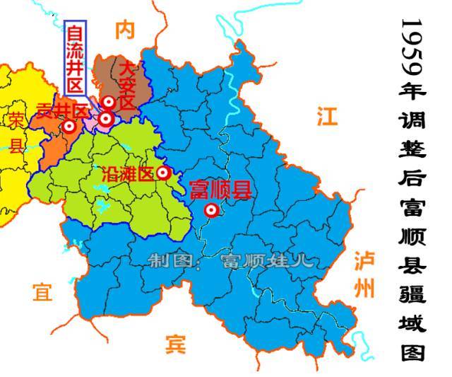 2005年6月自贡市行政区划调整,将富顺牛佛,庙坝,回龙,仙市,瓦市五乡