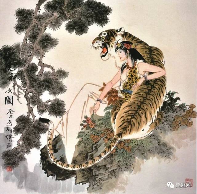 《十八描》第49集著名国画家,连环画家—项维仁和他的工笔重彩仕女