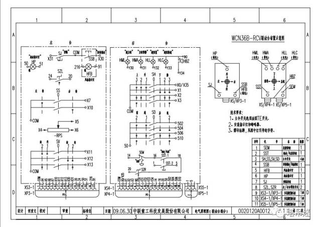 【知识片】中联塔吊tc5510-6g电路原理图与维修