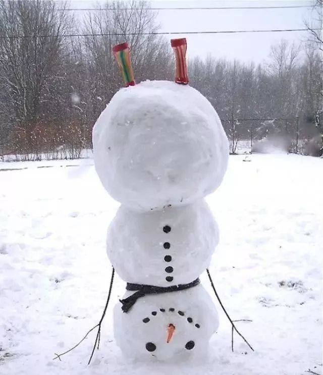 原来这才是堆雪人正确方式!看的我眼睛都直了