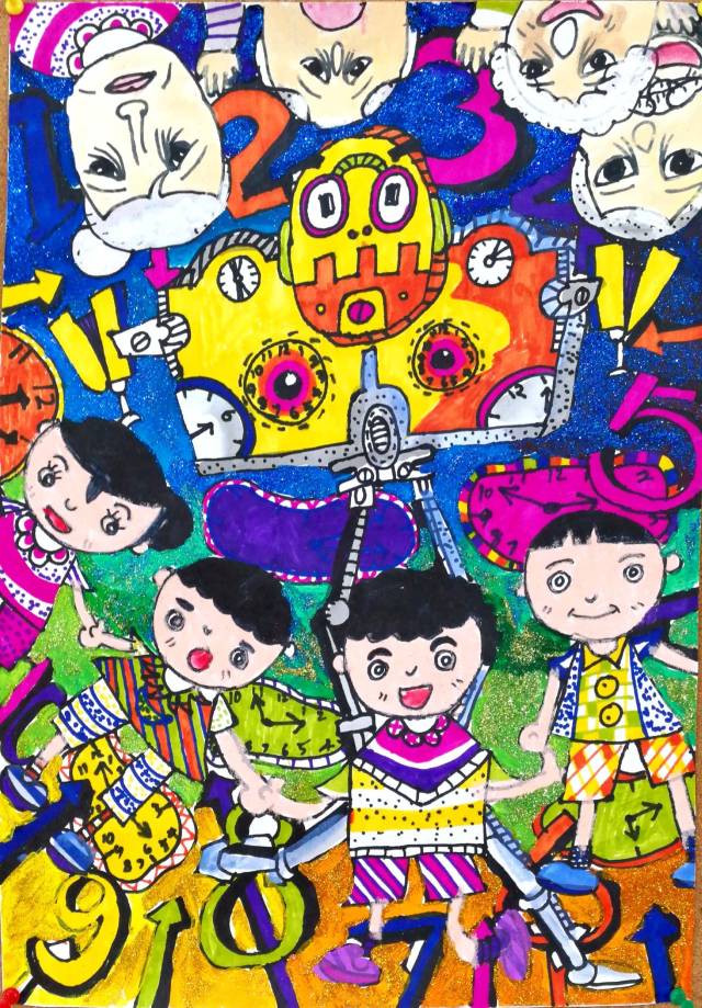 松山湖"我爱科学"创意绘画比赛获奖作品出炉,来看看孩子们的科幻世界