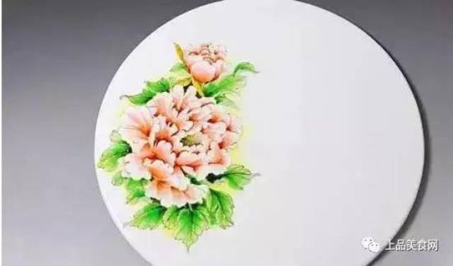 果酱盘饰 | 菜品档次画出来!牡丹花画法教学