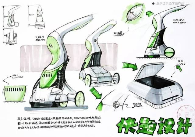 它可以帮助引导读者的视觉流,从而快速清晰的获得相关产品结构和部件