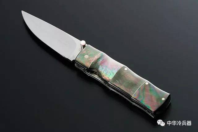 刀匠原辛治刀具作品赏鉴:小巧漂亮的口袋刀