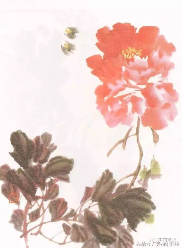 图文教程:写意牡丹叶子的画法图片