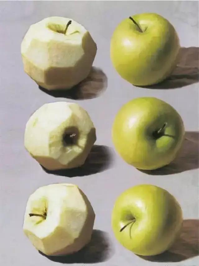 画室作品精选 苹果是画素描静物基础的物体 其实画素描苹果还是很简单