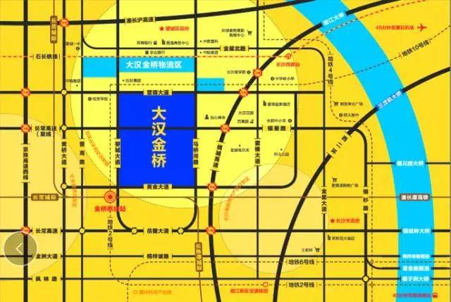 自驾导航高德地图"金桥国际"或百度地图"大汉金桥未来城"