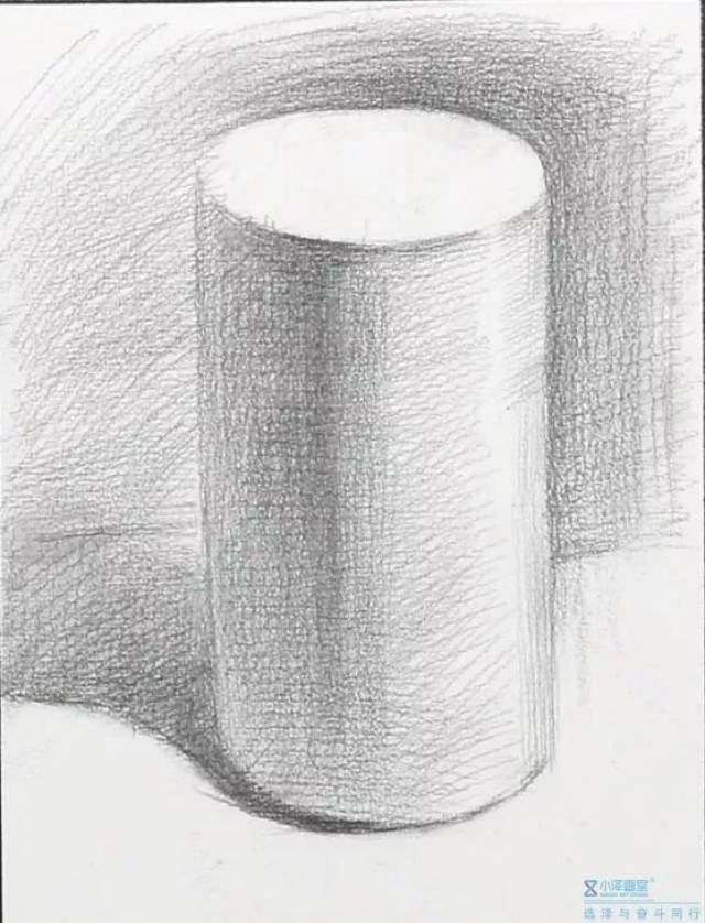 【干货】素描石膏系列 | 单体圆柱体步骤解析