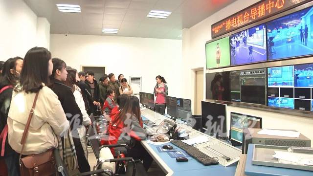 快看丨三明学院师生体验永安电视台魅力