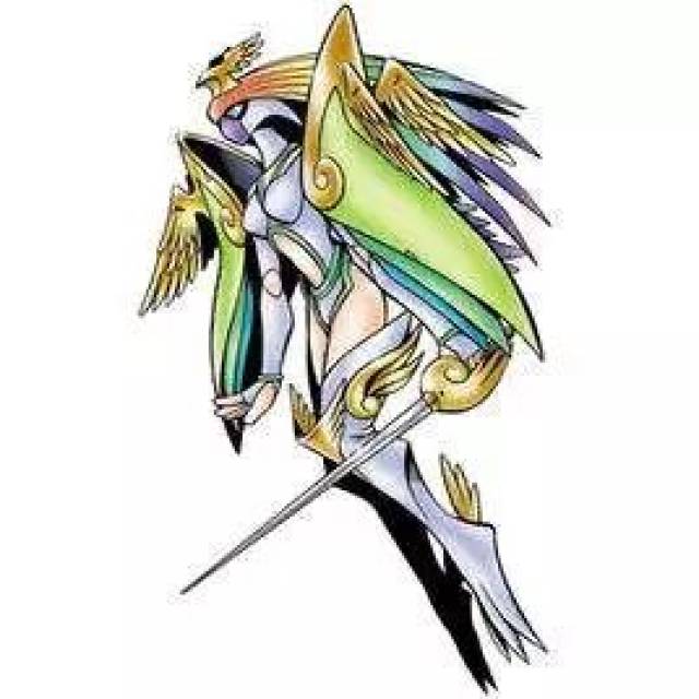 古代彩虹兽的美貌与能力,后来被「鸟人型数码兽」等继
