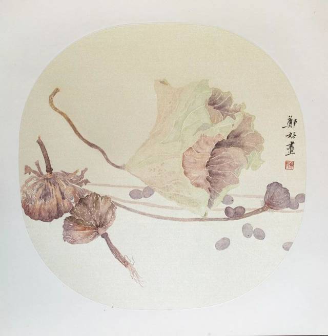 作品展|郑好没骨画蔬果系列