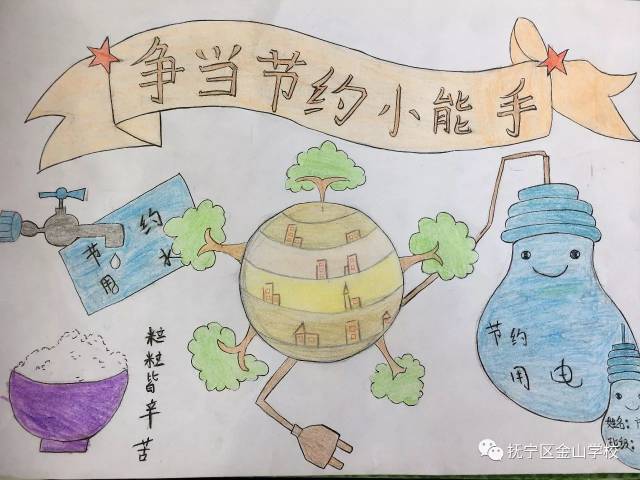 【活动】金山学校第十八周升旗仪式暨"争当节约小能手"活动颁奖仪式