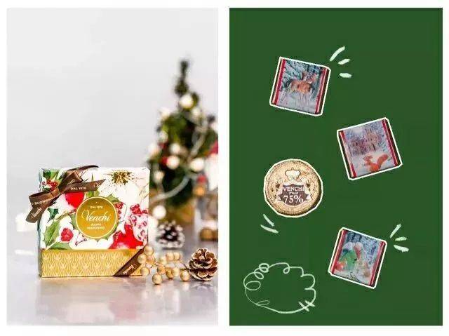 搜索关键词:京都北山圣诞 venchi winter gift box 别再买godiva了 好