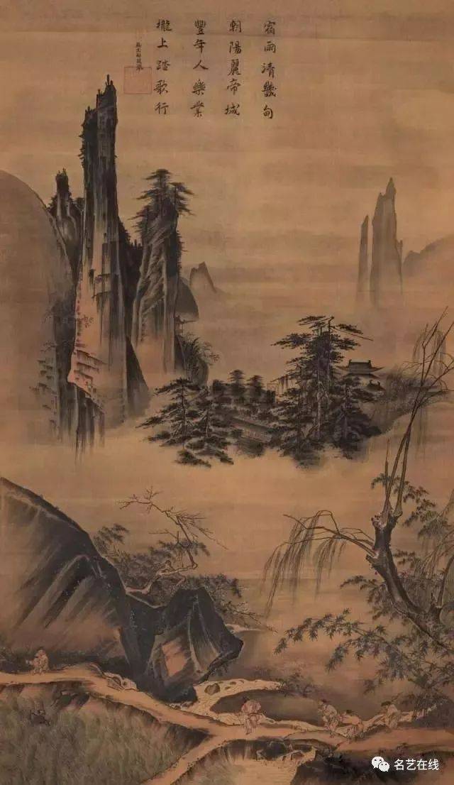 夏圭溪山清远图