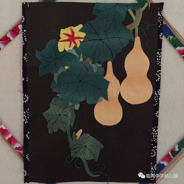 布言布语话民俗——临朐中学幼儿园教师布贴画作品展