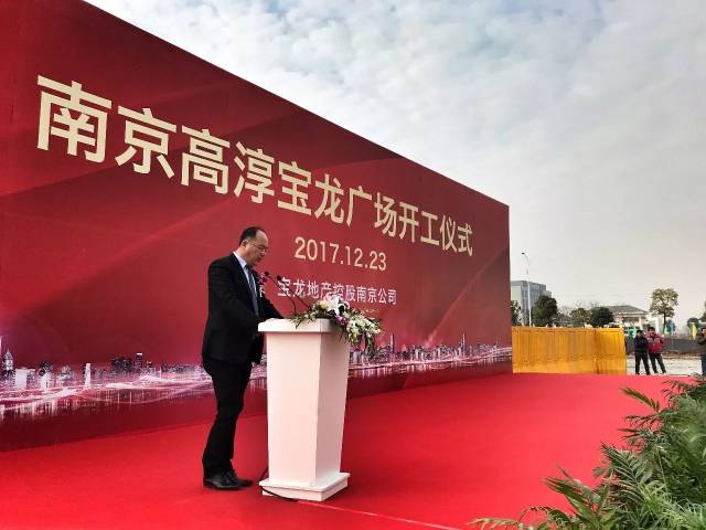 荣耀一座城 南京高淳宝龙广场开工仪式圆满举行