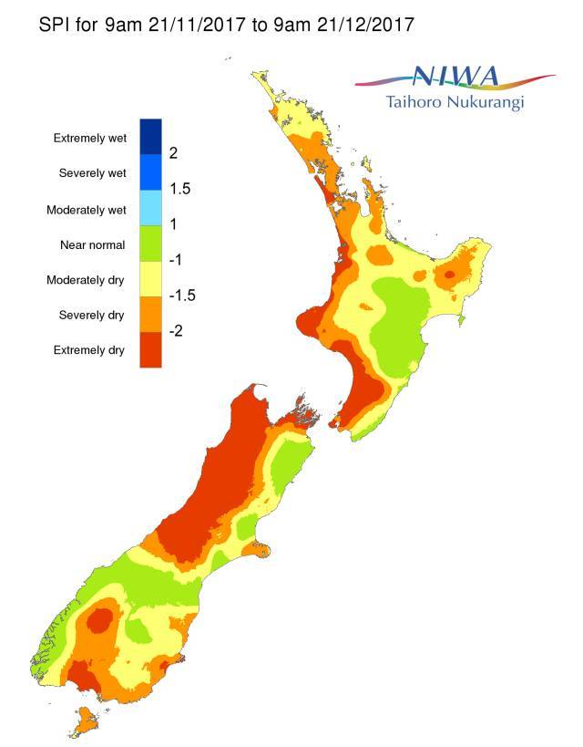 新西兰近期气候信息分享