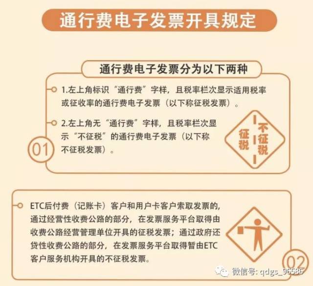 一张图看懂收费公路通行费增值税电子普通发票开具政策
